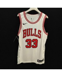 Scottie Pippen 33 Chicago Bulls jersey white player version