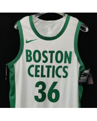 Smart 36 Boston Celtics Jersey City White 2020-21 player version