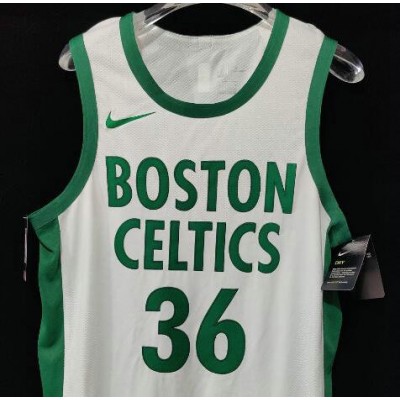 Smart 36 Boston Celtics Jersey City White 2020-21 player version