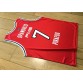 Spanoulis 7 Olympiakos Piraeus 2020-21 Basketball Jersey Red