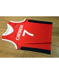 Steve Nash 7 Team Canada Basketball Jerseys White Red