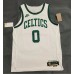 Tatum 0 Celtics 75th Anniversary Jersey white player version