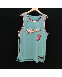 Wade 3 Heat 2020-21 blue vice player version jersey