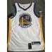 Warriors 30 Curry player version jersey white