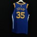 Warriors 35 Durant player version jersey Blue