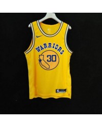 Warriors jersey yellow 30 Curry player version