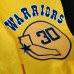 Warriors jersey yellow 30 Curry player version