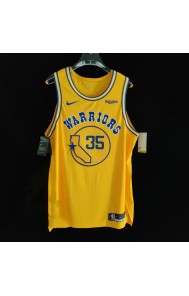 Warriors jersey yellow Durant 35 player version