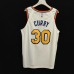 Warriors retro jersey 30 Curry white player version