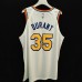 Warriors retro jersey Durant 35 white player version