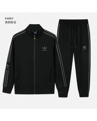 2025 black adidas tracksuit