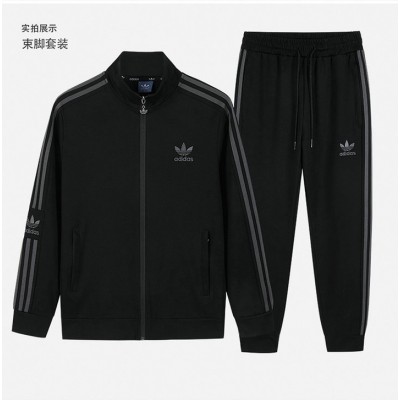 2025 black adidas tracksuit