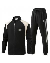 2025 black and red adidas tracksuit