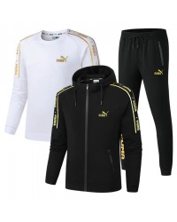 2025 puma sweatsuit mens 3 piece