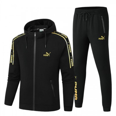 2025 black puma tracksuit